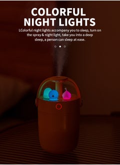 Generic USB Night Light Humidifier, One-Button Start, Two-Speed Spray Mode Free Switch, Create a Forest Breathing Feeling  - Image 5