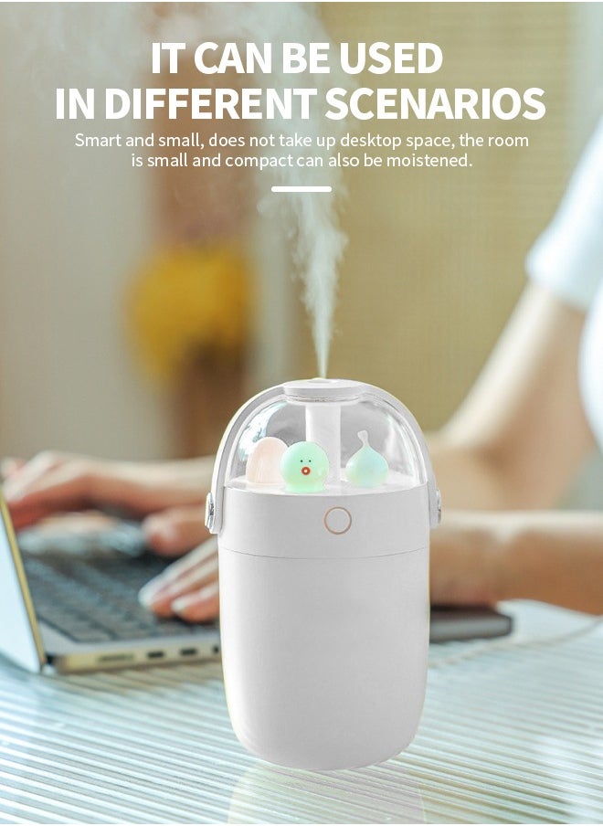 Generic - USB Night Light Humidifier, One-Button Start, Two-Speed Spray Mode Free Switch, Create a Forest Breathing Feeling - Image 1