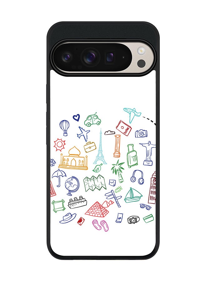 Stylizedd For Google Pixel 9 Pro XL Case,Slim fit Camera Protection, Shockproof Thin Phone cover - Traveler - Image 1