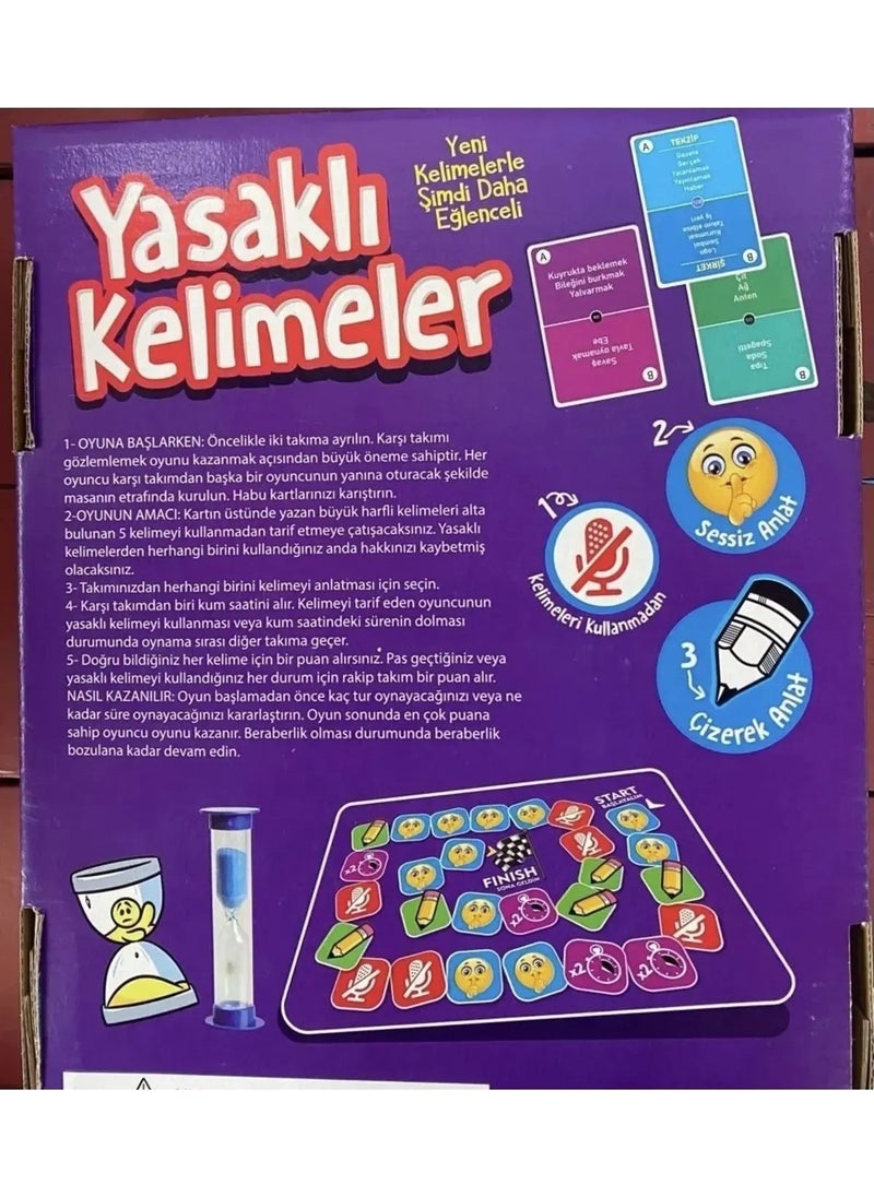 Event Forbidden Words Board Game Fun Intelligence Party Board Game Taboo  - Image 2