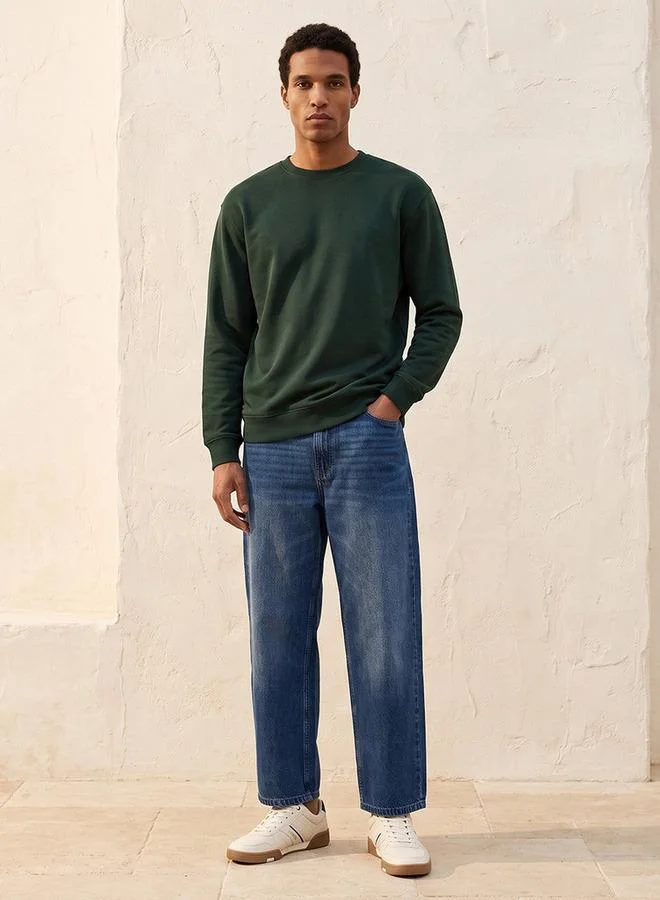 Splash FAV BLUE Denim Baggy Fit Jeans for Men | Best Price UAE