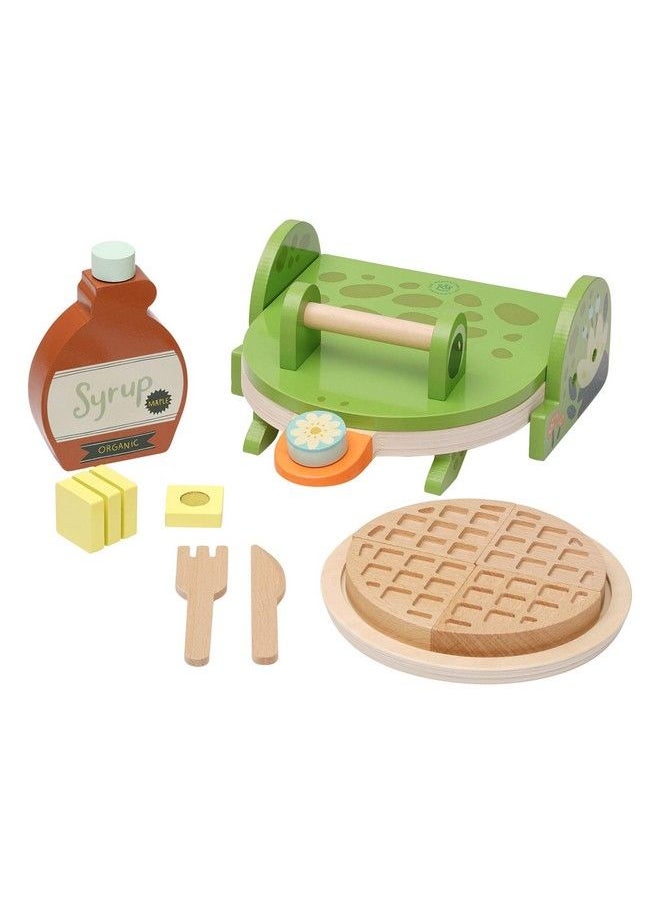 Manhattan Toy Ribbit Waffle Maker Toddler & Kids Pretend Play Cooking Toy Set  - Image 1