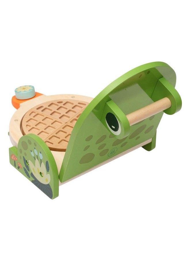 Manhattan Toy Ribbit Waffle Maker Toddler & Kids Pretend Play Cooking Toy Set  - Image 3