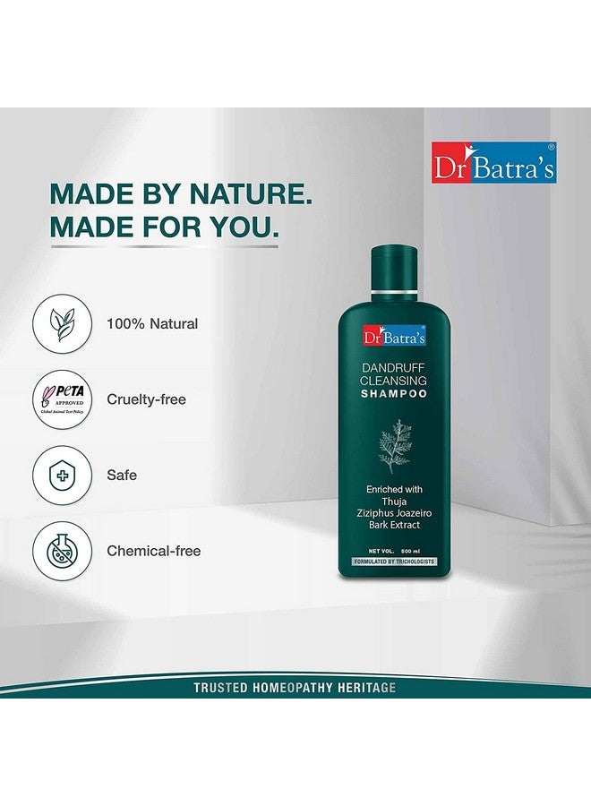 Dr Batra's Dandruff Cleansing Shampoo (500 Ml) - Image 4