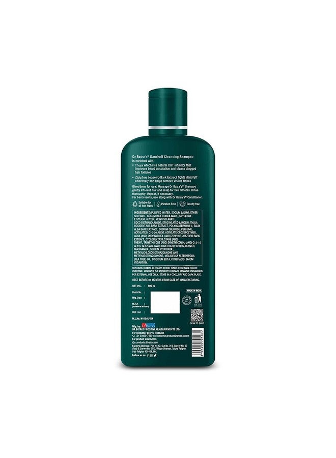 Dr Batra's Dandruff Cleansing Shampoo (500 Ml) - Image 2