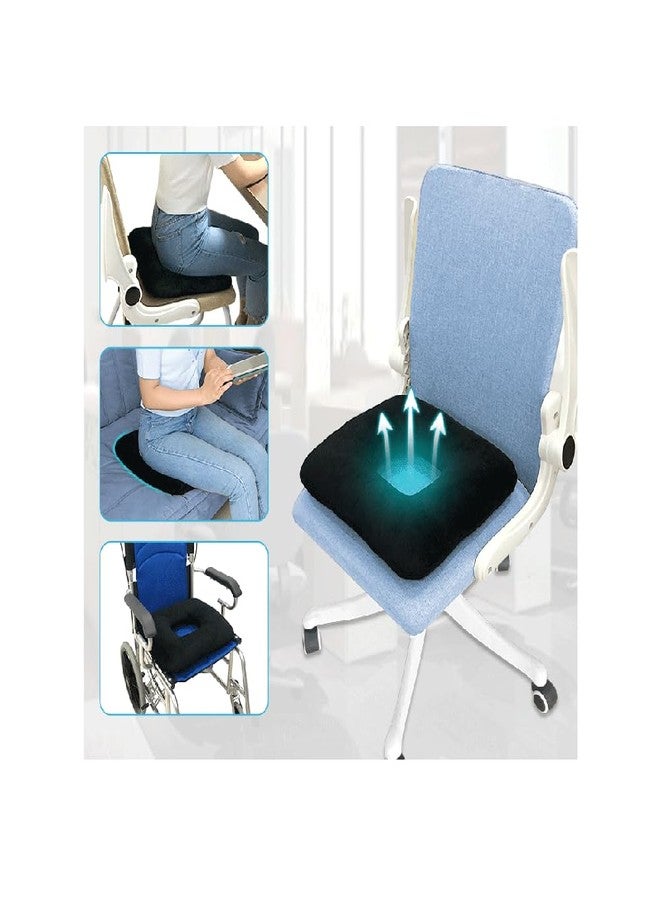 AOSSA Hemorrhoid Cushion Donut Seat Pillow for Sciatica, Postpartum, Back Pain Relief - Orthopedic Doughnut Seat Cushion for Sitting, Sleeping, Pressure Sores & Medical Recovery - Image 1