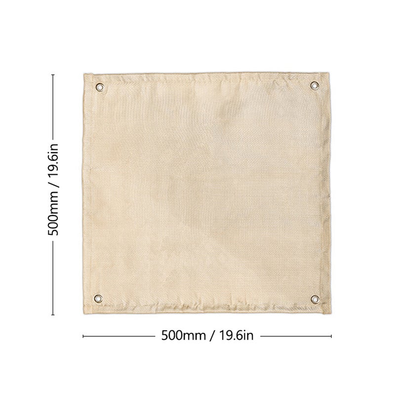 Outdoor Fire-proof Cloth BBQ Insulation Mat High Temperature Glass Fiber Silicone Coating Fire Blanket Fireproof Mat - Image 2