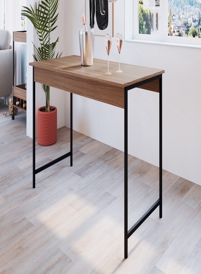 ارت ان  طاولة طعام ة لون بني 136x76.2x71 - Image 1