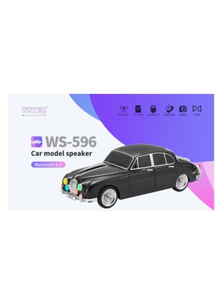 WS-596 Classic Jaguar Shaped Car Wireless Bluetooth Speaker with TF USB FM Handsfree TWS Selfie LED Display LED Light Multicolor - pzsku/Z805C03201FD7FEA9A8BDZ/45/_/1726162956/6e2a9a61-5284-4846-b3be-a61e0ff786cb