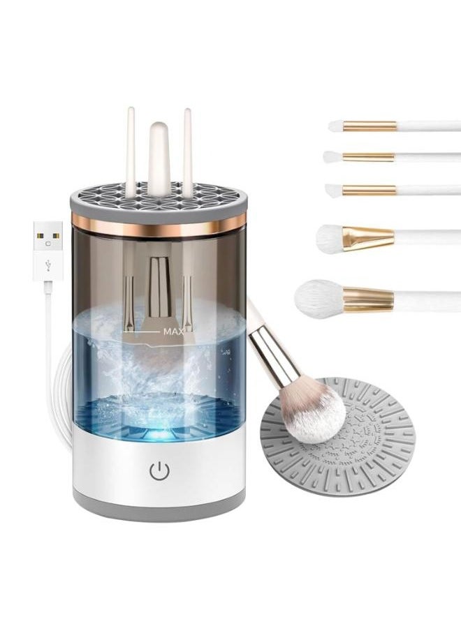 Eoptify Electric Makeup Brush Cleaner and Dryer, Automatic Brush Cleaning Machine, Rechargeable Spinning Makeup Brush Cleaner for Beauty Blender,  - Image 1
