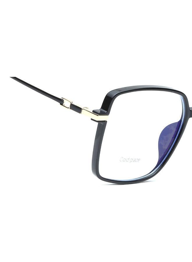 فاستراك نظارات طبية مربعة بإطار أسود - Image 5