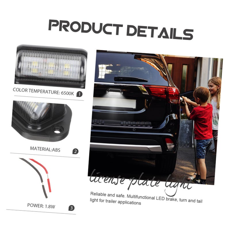 LED Trailer License Plate Light Bright High Efficiency Easy Installation Heat Dissipation - Image 4