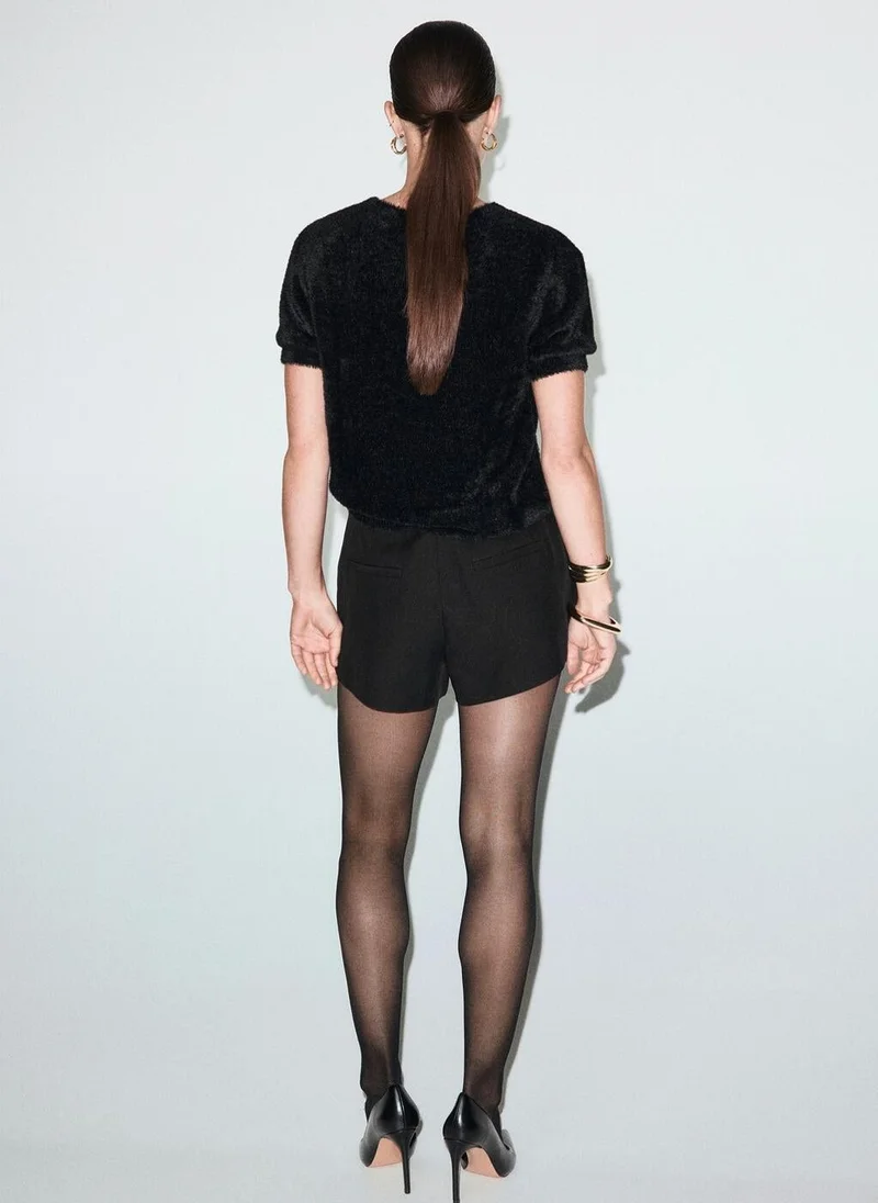 مانجو سترة فرو صناعي