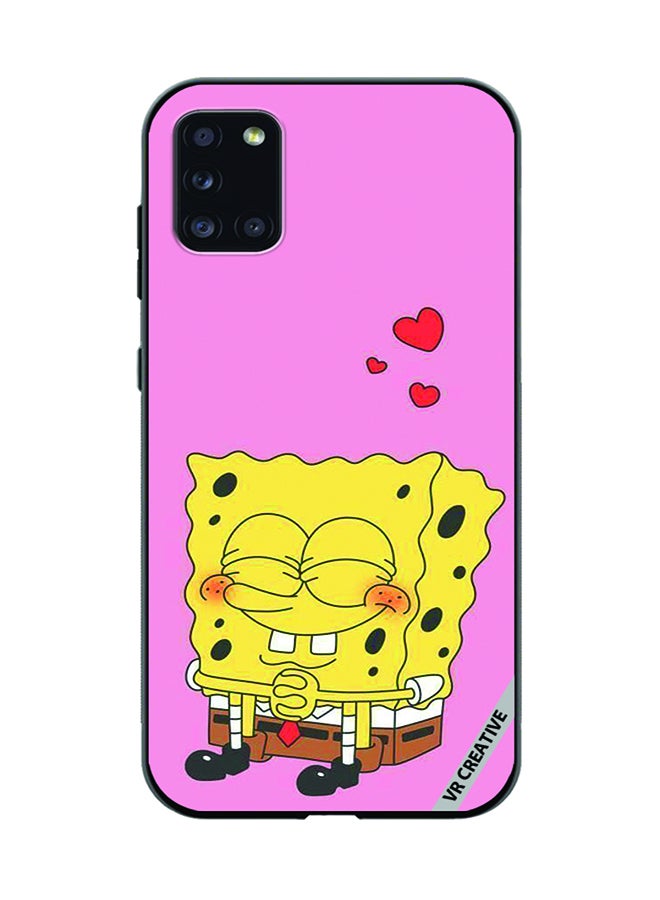 VR CREATIVE Protective Case Cover For Samsung Galaxy A31 Spongebob Design Multicolour - Image 1
