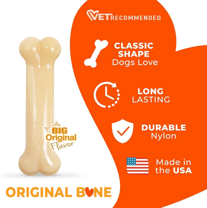 Nylabone Dura Chew Original Dog Chew Toy - Durable Nylon for Medium Dogs - Image 4