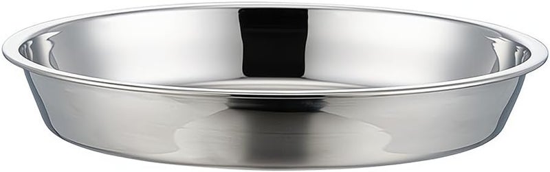 BEENIFIC Deep Dish Pizza Pan,Stainless Steel Pizza Tray Oven Pan,Pie Grill Pan Baking Pan10-12-14Inch (16x1.95) - Image 1