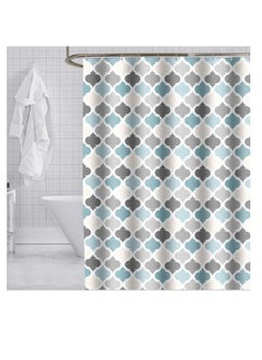 Shower Curtain Waterproof Mould Proof, Waterproof Polyester Fabric, Machine Washable Thicked Polyester Fabric, with 12 Hooks and Weighted Hem for Bath Tub and Shower Stall - pzsku/Z805C5D9C6143349DD157Z/45/_/1683967535/7d56f4d3-d236-4587-affc-4d6c0bd6051d