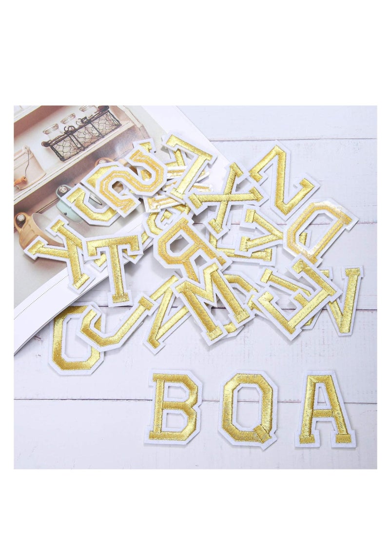 Y&D Iron on Letter Patches Alphabet Applique or Sew Appliques with Embroidered Patch A-Z Badge Decorate Repair for Hats Shirts Shoes Jeans Bags  - Image 3