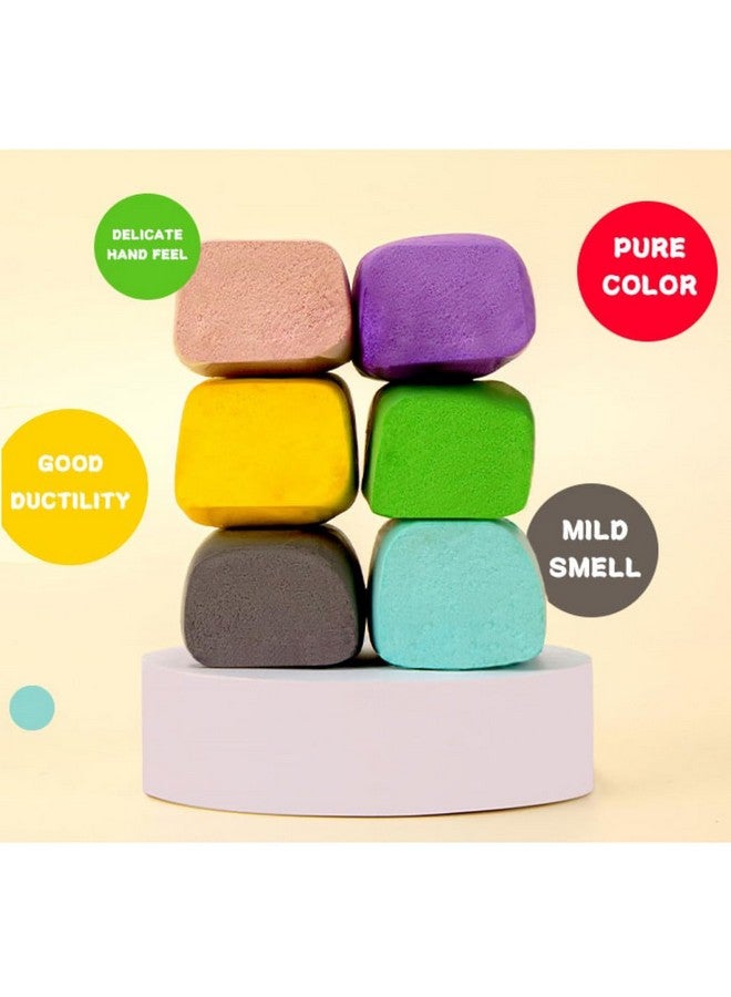 VGRASSP 24 Pcs Air Dry Clay Toy for Kids with 6 Sculpting Tools - Creative Art & Crafts Play Dough Birthday Return Gift for Boys and Girls - Color As Per Stock - Image 5