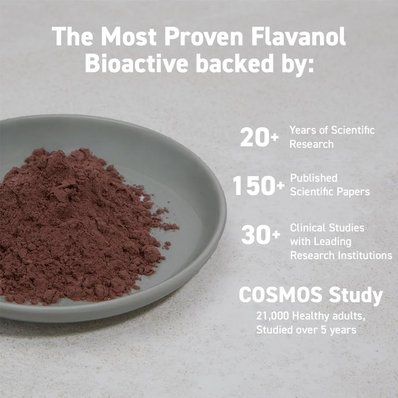 CocoaVia Cardio Health Cocoa Powder, 15 Single Serve Sticks, 500mg Cocoa Flavanols, Support Heart Health, Boost Nitric Oxide, Improve Circulation, Energy, Preworkout, Travel-Friendly, Vegan, Cacao - Image 5