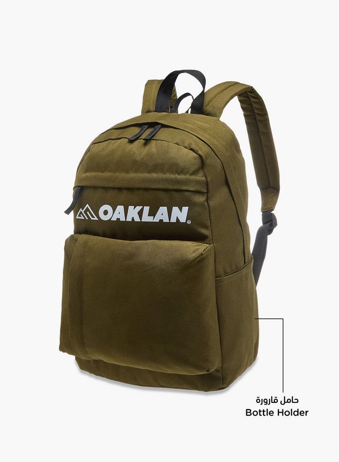 Oaklan by Shoexpress Girls Logo Print School Backpack with Pencil Pouch - 12x32x45 cm - Image 5