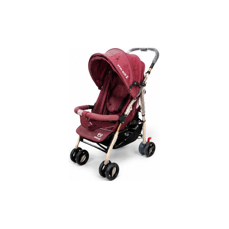 R for Rabbit Baby Stroller for Toddlers, Red | Tiny Discoveries - Image 2