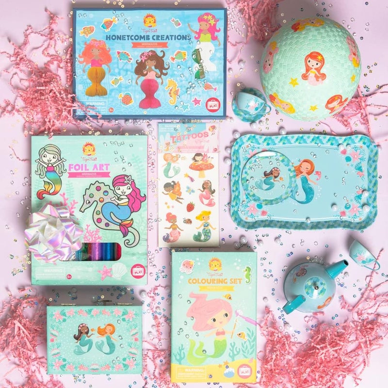 Tiger Tribe Mermaids Colouring Set - Image 4