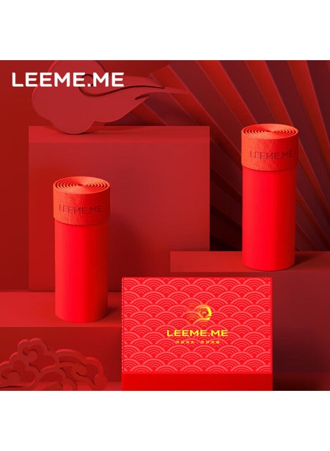 LEEME.ME Leeme.me Li Mi Red Underwear For Men, Antibacterial Breathable Zodiac Year Underwear, Boxer Briefs, Wedding Festive Underpants, Xl (180/88)  - Image 1