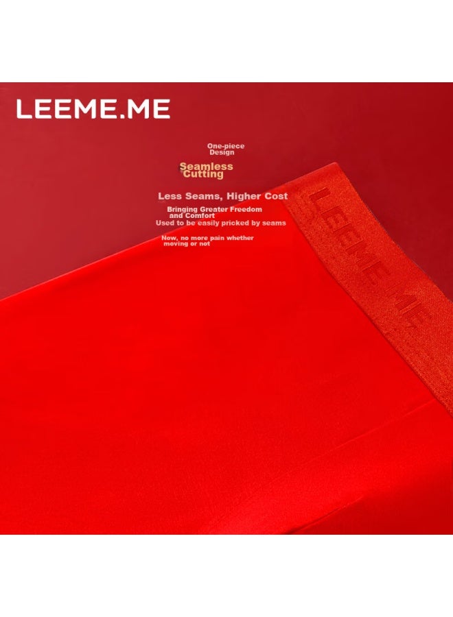 LEEME.ME Leeme.me Li Mi Red Underwear For Men, Antibacterial Breathable Zodiac Year Underwear, Boxer Briefs, Wedding Festive Underpants, Xl (180/88)  - Image 4