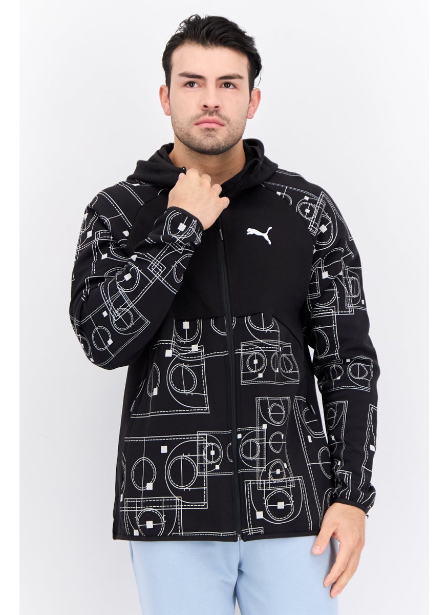 PUMA Men Sportswear Fit Long Sleeves Outdoor Jacket, Black  - Image 1