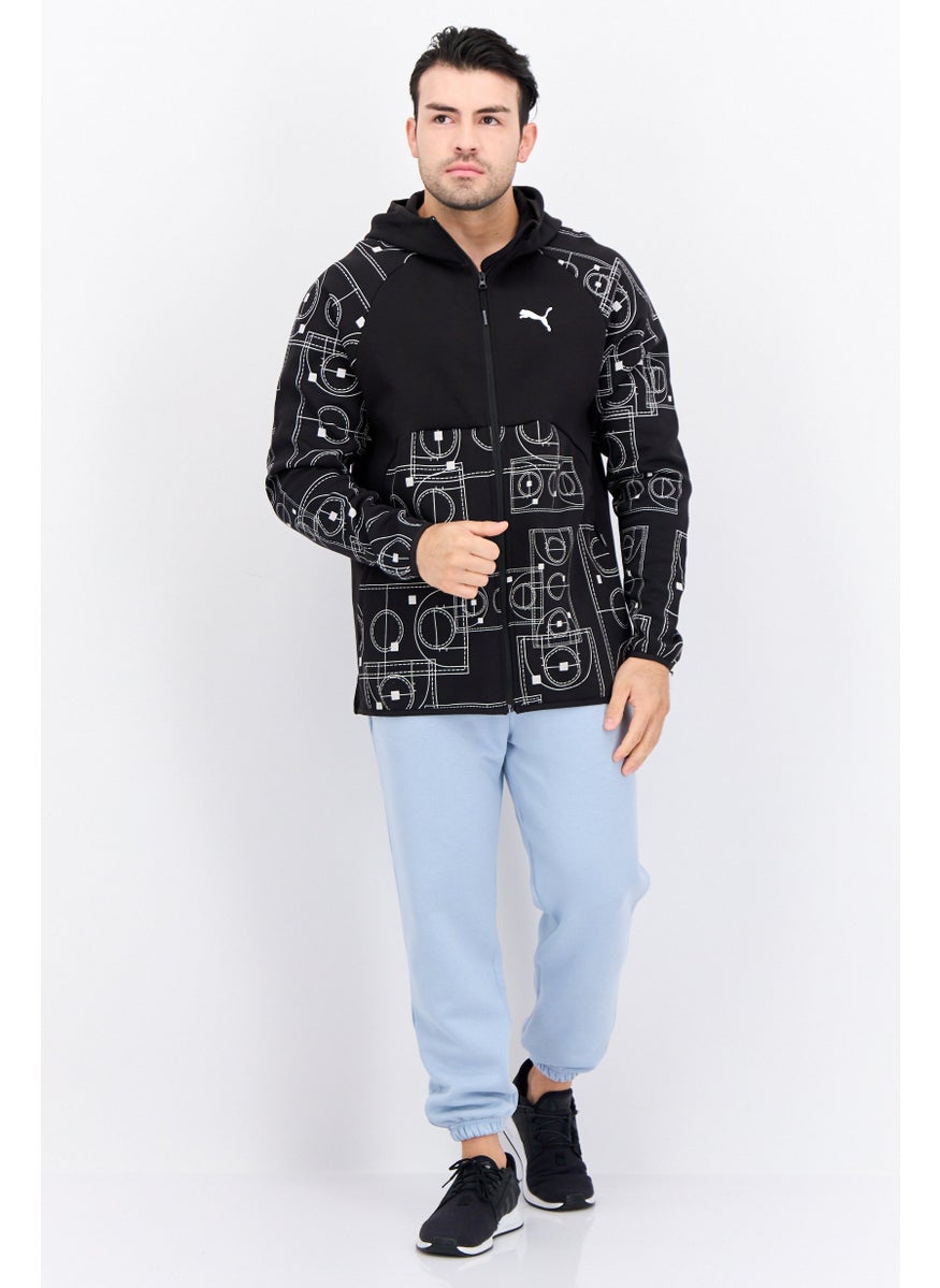 PUMA Men Sportswear Fit Long Sleeves Outdoor Jacket, Black  - Image 2