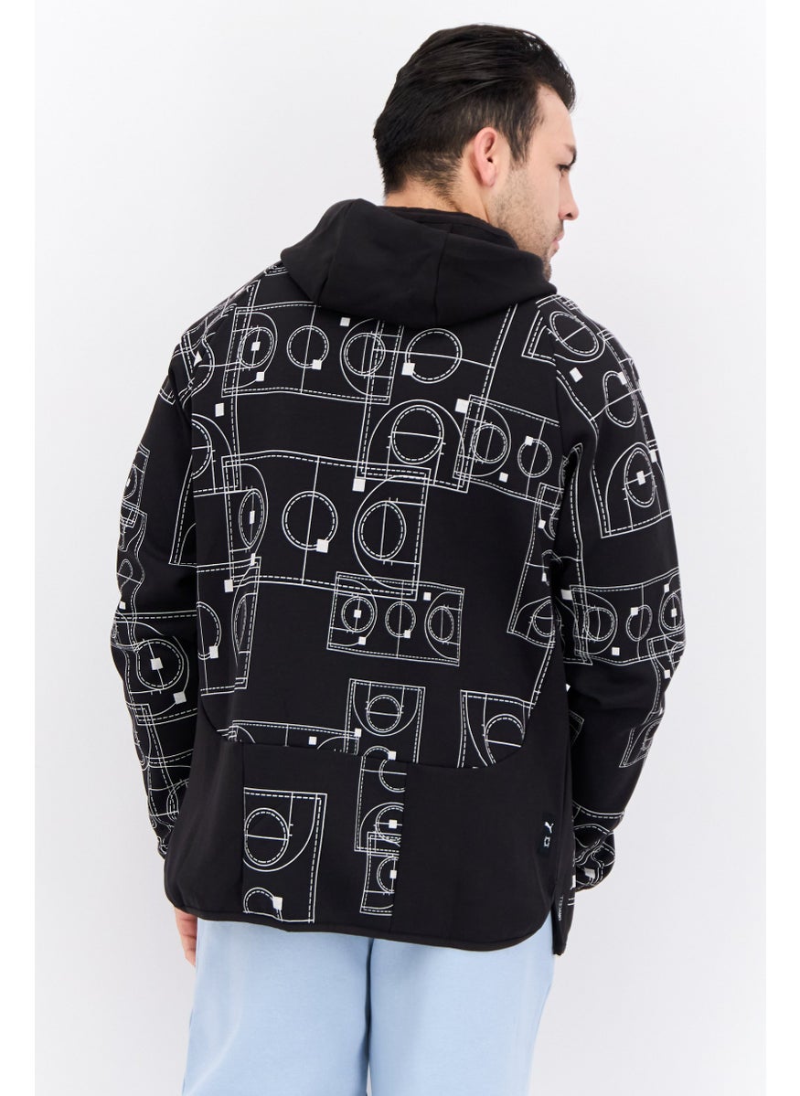 PUMA Men Sportswear Fit Long Sleeves Outdoor Jacket, Black  - Image 4