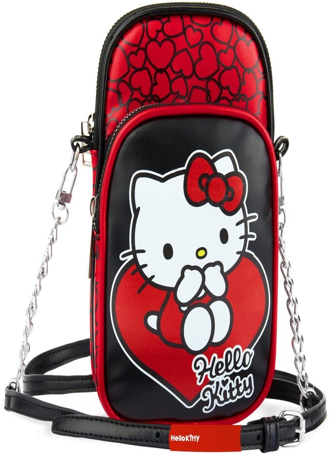 Get Trend Hello Kitty Girls Cross body Phone Bag (Red/Black Hello Kitty) - Image 1
