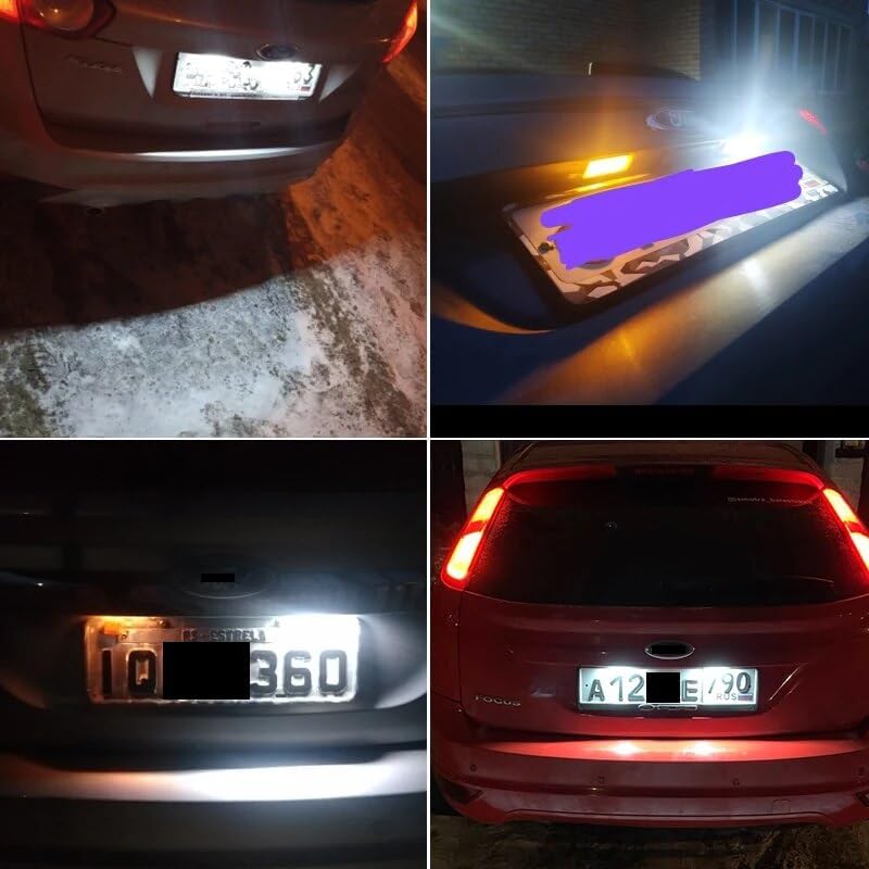 QASULER License Plate Light Lamps for Ford Vehicles - Image 5