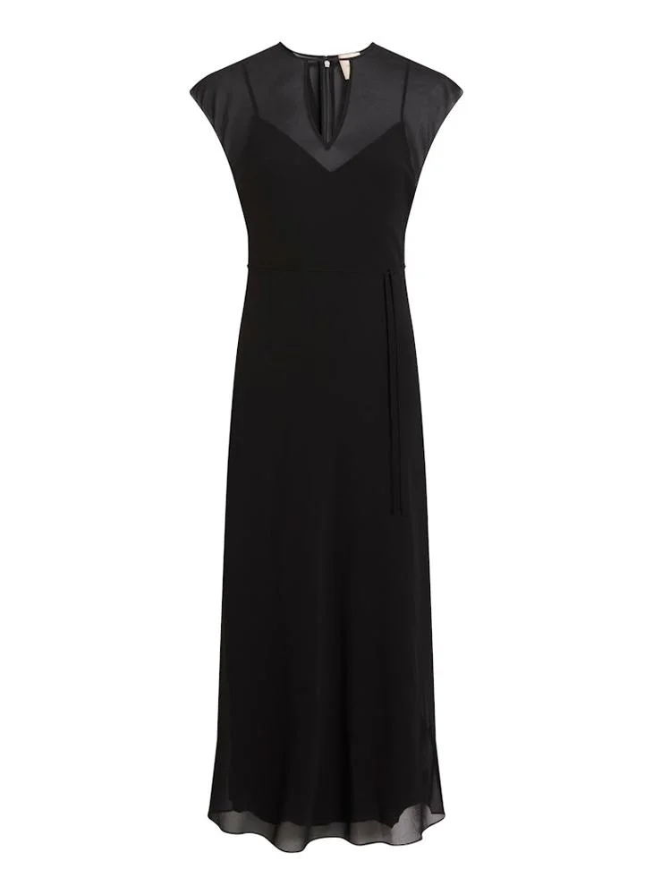 CALVIN KLEIN Chiffon Midi Dress