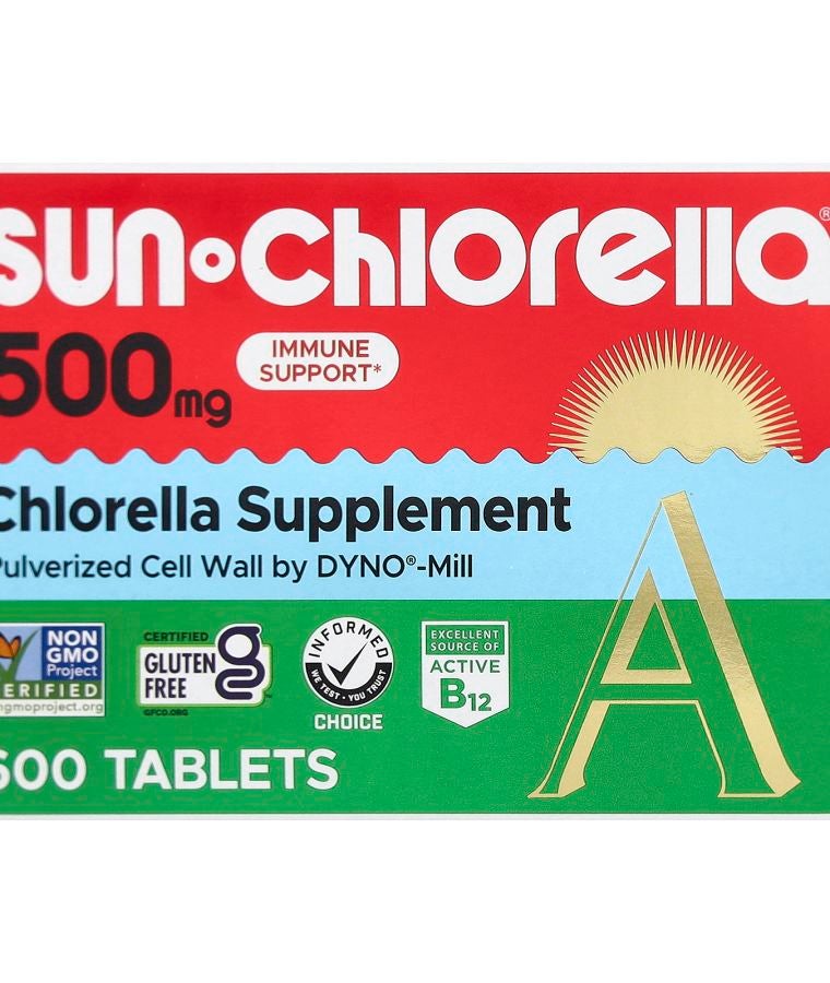 Sun Chlorella Chlorella Supplement 500 mg 600 Tablets