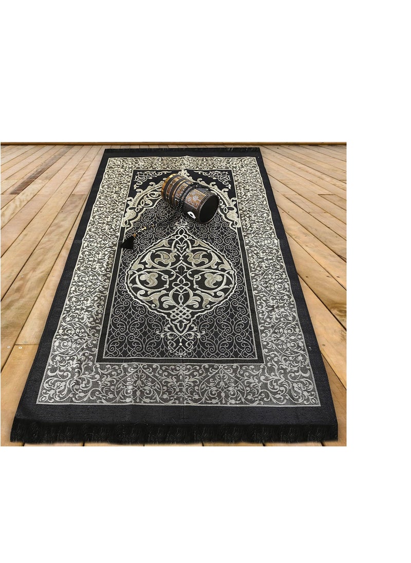 BAIG - Islamic Prayer Rug Muslim Prayer Rug with Qibla Carpet Portable Travel Worship Mat Waterproof Sajadah Rosary Gift Set Custom Box Outdoor Carpet Rugs carpet rug - Image 1