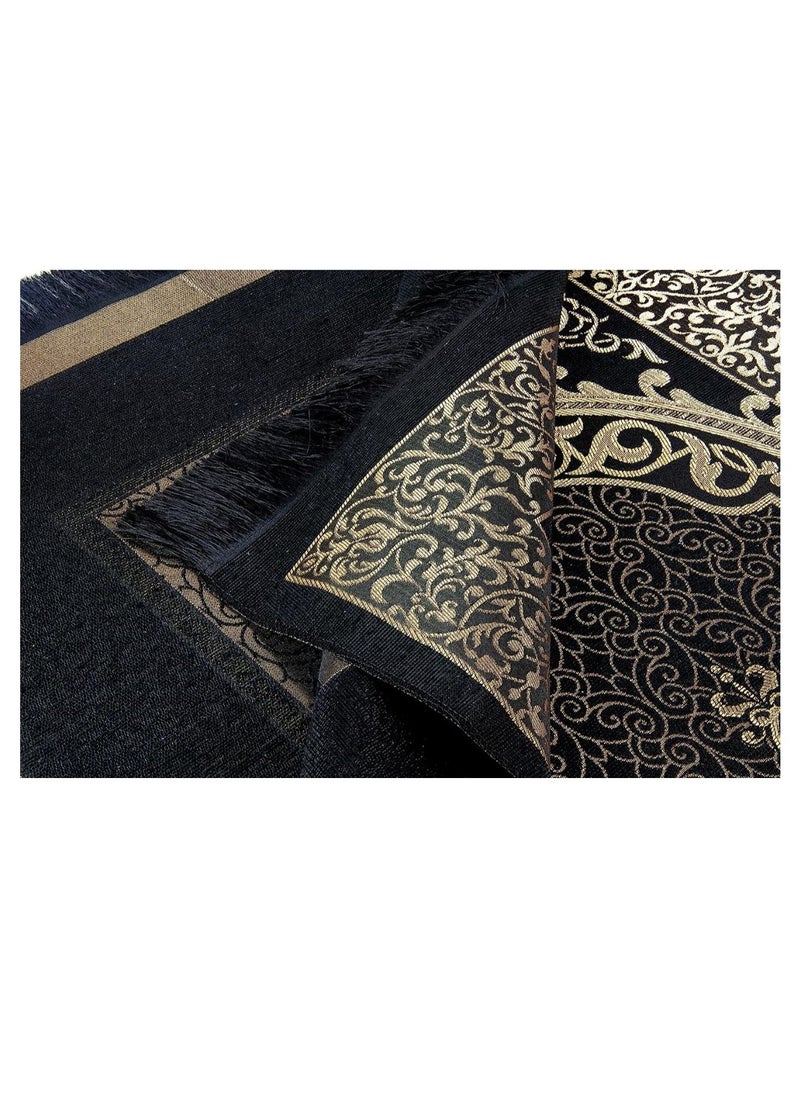BAIG - Islamic Prayer Rug Muslim Prayer Rug with Qibla Carpet Portable Travel Worship Mat Waterproof Sajadah Rosary Gift Set Custom Box Outdoor Carpet Rugs carpet rug - Image 1