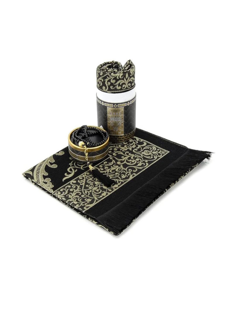 BAIG - Islamic Prayer Rug Muslim Prayer Rug with Qibla Carpet Portable Travel Worship Mat Waterproof Sajadah Rosary Gift Set Custom Box Outdoor Carpet Rugs carpet rug - Image 1