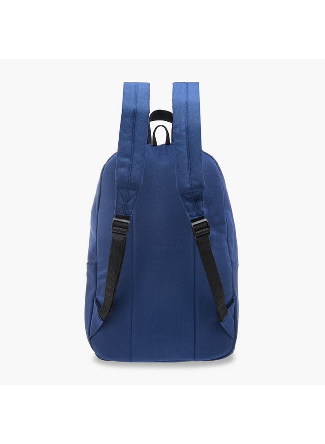 Oaklan by Shoexpress Boys Logo Print School Backpack with Pencil Pouch - 12x32x45 cm  - Image 5
