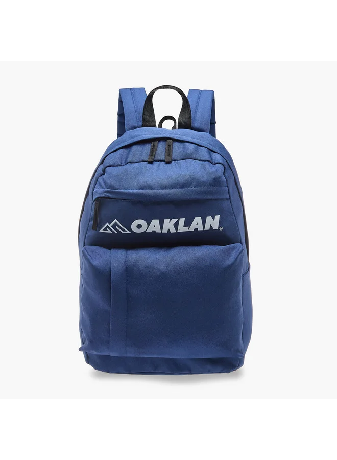 Oaklan by Shoexpress Boys Logo Print School Backpack with Pencil Pouch - 12x32x45 cm
