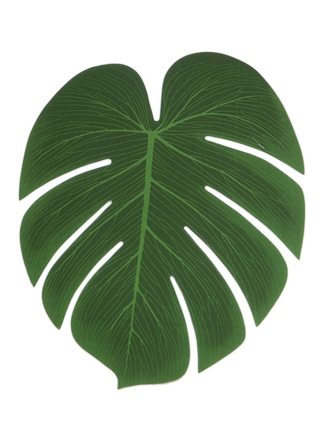 NIBEMINENT 5-Piece Decorative Palm Leaves Green 35x29centimeter - Image 1