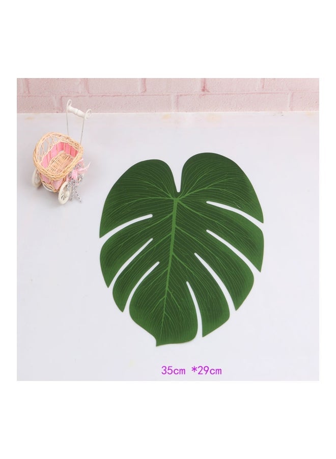 NIBEMINENT 5-Piece Decorative Palm Leaves Green 35x29centimeter - Image 3