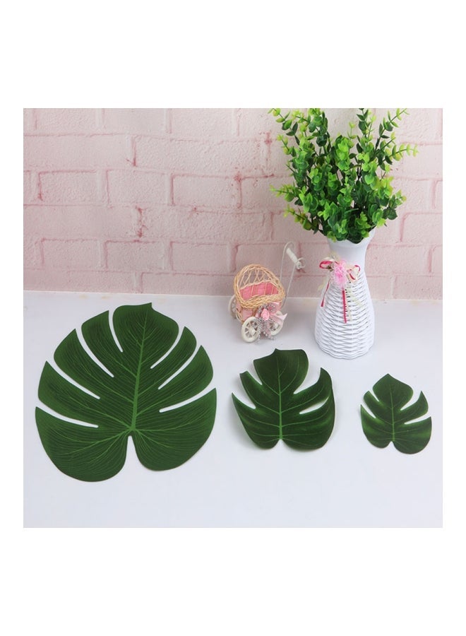 NIBEMINENT 5-Piece Decorative Palm Leaves Green 35x29centimeter - Image 4