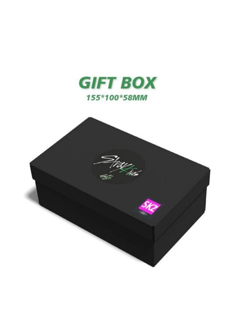 Generic Stray Kids Gift Box With Lomo Cards, Acrylic Stand, Hand Account Tape, Keychain, Lanyard, Stickers, Photo Card  - Image 4