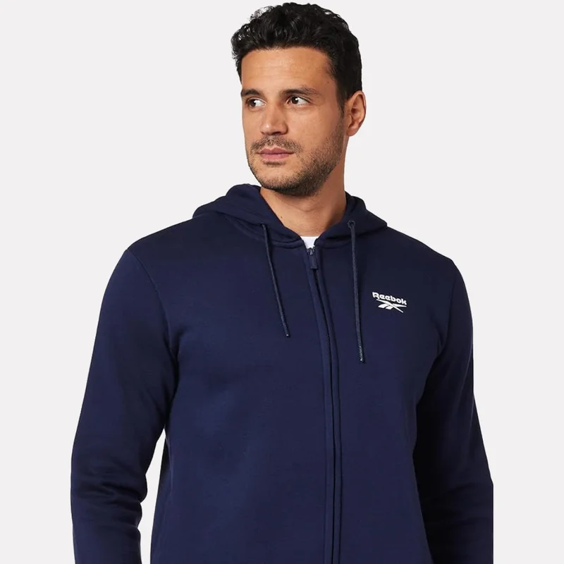 Reebok Blue Reebok Colton Small Logo Zip Through Men's Hoody - Blue for Men | Best Price UAE