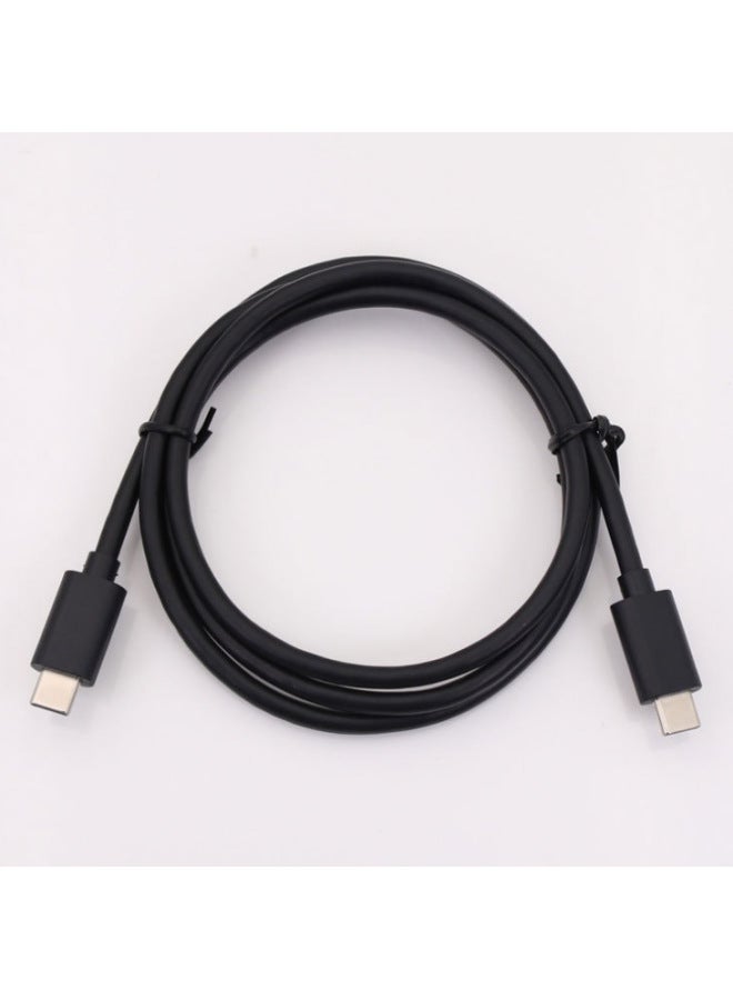 Fast Charging Cable USB-C 3.1 Type-c Charging Data Cable TypeC Public-to-public USB 10G Speed-Color:Black - Image 2