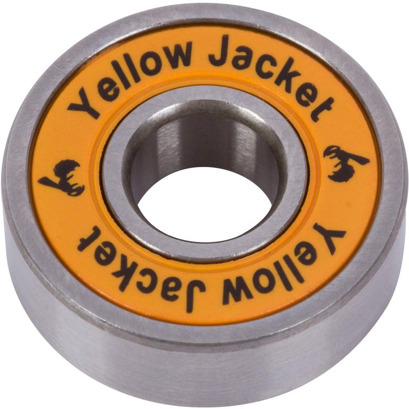 Yellow Jacket Premium Inline Skate Bearings, Roller Skate Bearings, 608, ABEC 9, Tropical Orange (Pack of 16) - Image 3