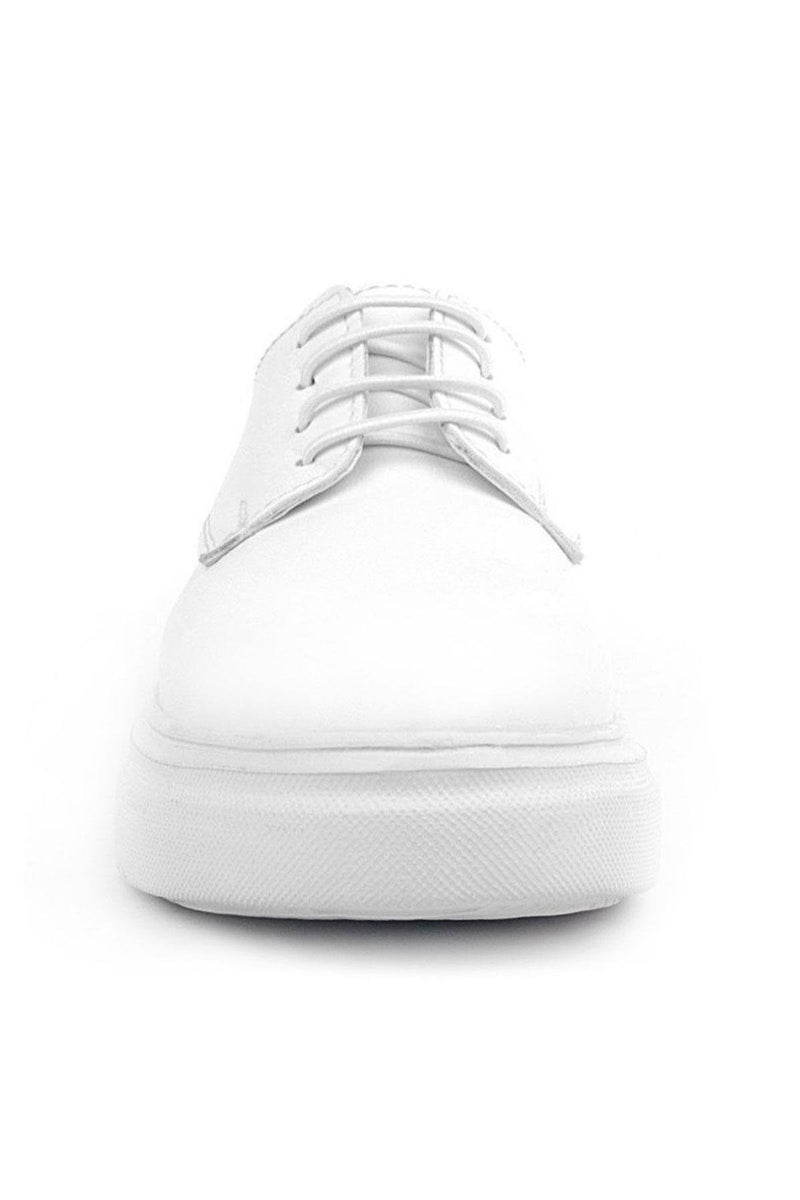 Rakerplus Classic children's shoes from Raker Plus Derby, white, with a high sole. - Image 5