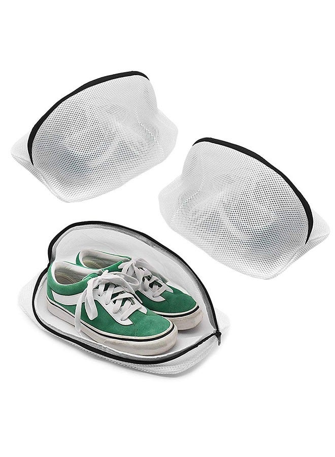 Shoe Wash Bags, Set Of 3 REUsable Mesh Laundry Bags For Sneakers, Trainers, Running Shoes，Size L  - Image 1